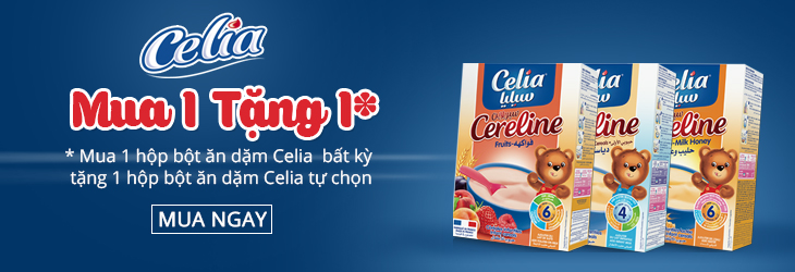 khuyến mãi từ bột ăn dặm Celia khuyến mãi từ bột ăn dặm Celia