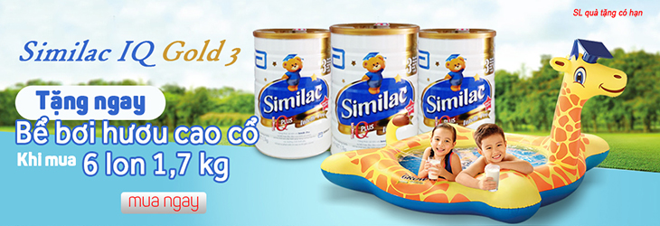 khuyen mai tu Similac IQ 3 1.7kg khuyen mai tu Similac IQ 3 1.7kg