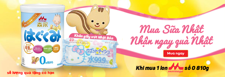 khuyến mãi từ sữa Morinaga khuyến mãi từ sữa Morinaga
