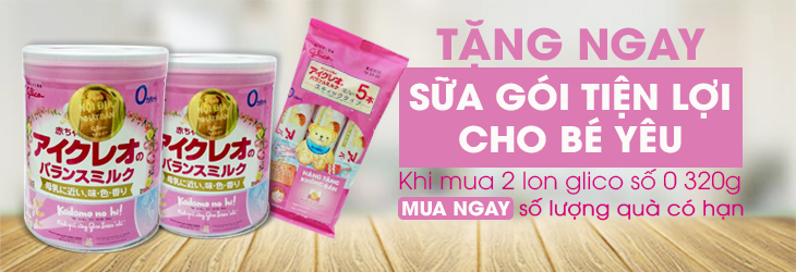 khuyến mãi từ sữa Glico so 0 khuyến mãi từ sữa Glico so 0