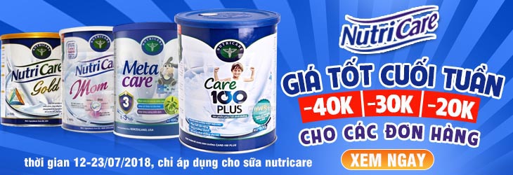 Khuyến mãi từ sữa Nutricare Khuyến mãi từ sữa Nutricare