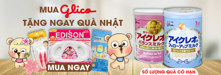 khuyến mãi từ sữa glico khuyến mãi từ sữa glico