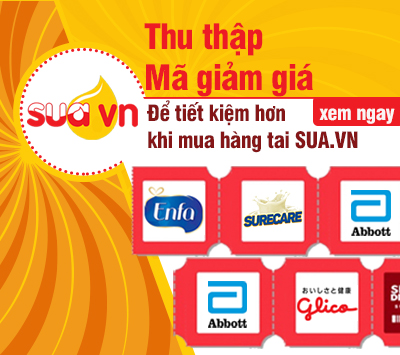Tổng hợp mã giảm giá SUA.VN