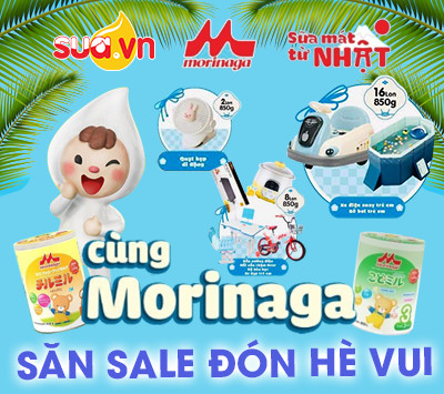 Khuyến mãi từ sữa Morinaga
