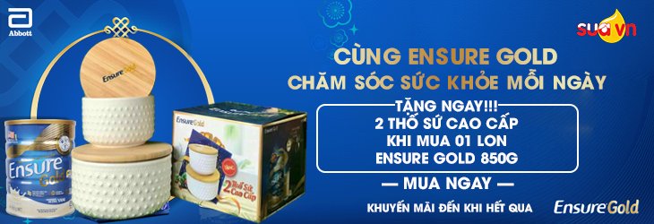 Khuyến mãi từ Ensure gold Khuyến mãi từ Ensure gold