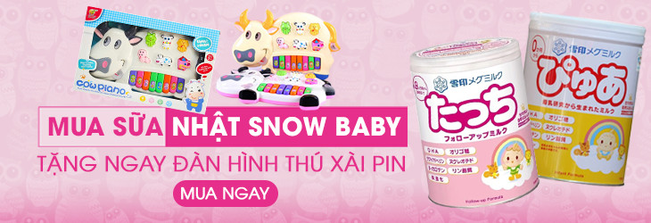 Khuyến mãi từ sữa Snow baby Khuyến mãi từ sữa Snow baby