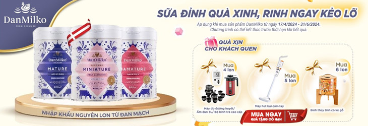 Khuyến mãi từ sữa Danmilko