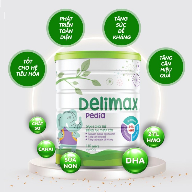 Sữa bột Delimax Pedia 900g