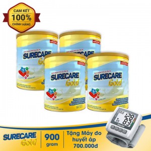 Bộ 4 Sữa Surecare Gold 900g