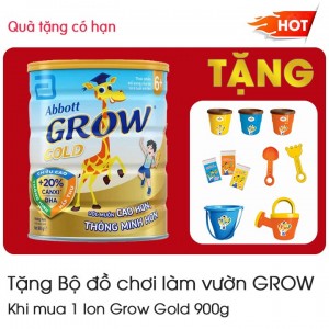 Sữa Grow gold 6plus 900g có quà