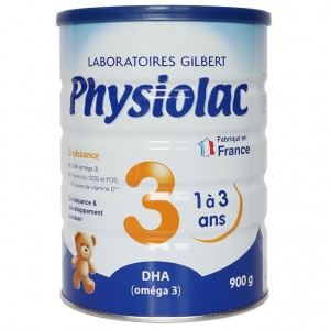 Sữa Physiolac 3ER 900g  tặng 1 chai dầu ăn Vio tường an