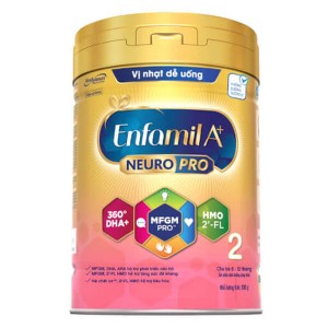 Sữa bột Enfamil A+ 2 Neuropro - 830g
