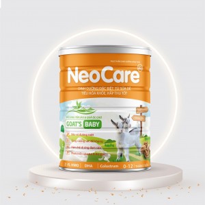 Sữa bột NeoCare goat's baby 900g (0 - 12 tháng) tặng 2 lọ yến sào khi mua 1 lon