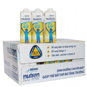 Sữa Nutren Junior Pha Sẵn 200ml 24 hôp/thùng (trẻ từ 1-10 tuổi)