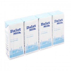 Thùng sữa tiệt trùng Dalat Milk 180ml hộp