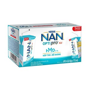 Sữa Công Thức Pha Sẵn- Sữa nước Nestlé NAN Optipro Kid 115ml (lốc 6 hộp)