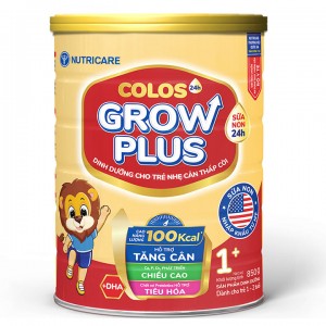 Sữa Colos Grow Plus 1+ 850G (1-2 tuổi)