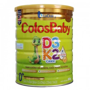 Sữa ColosBaby D3K2 số 0+ 800G (trẻ 0-12 tháng)