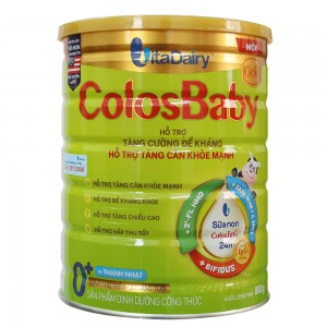 Sữa ColosBaby Gold 0+ vị thanh nhạt 800G (0-12 tháng)