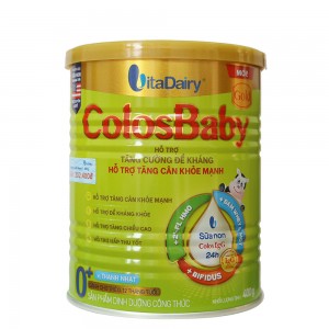 Sữa Colosbaby Gold 0+ Vị thanh nhạt 400g (0-12 tháng)