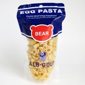 Alb.gold nhật nui trứng egg pasta hình gấu