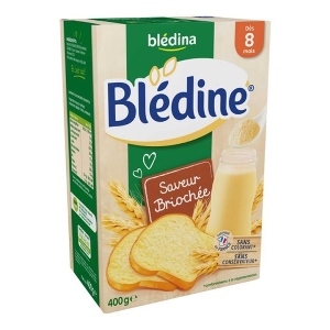 Bledine bột lắc sữa vị bánh mì cho bé từ 8m+