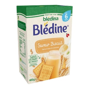 Bledine bột lắc sữa vị bích qui cho bé từ 6m+