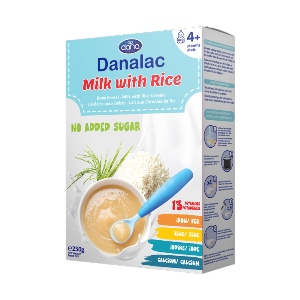 Danalac bột ăn dặm thuỵ sĩ không đường vị gạo sữa 250g (4m+)