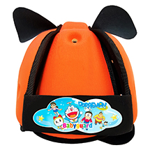 Mũ bảo vệ đầu cho bé BabyGuard (Cam) logo Doremon 03