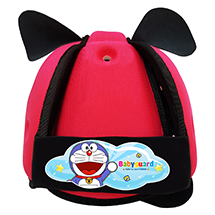 Mũ bảo vệ đầu cho bé BabyGuard (Hồng) logo Doremon 01