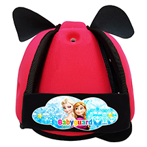 Mũ bảo vệ đầu cho bé BabyGuard (Hồng) logo Elsa