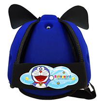 Mũ bảo vệ đầu cho bé BabyGuard (Xanh Bích) logo Doremon 01