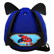 Mũ bảo vệ đầu cho bé BabyGuard (Xanh Bích) logo Người Nhện 