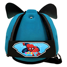 Mũ bảo vệ đầu cho bé BabyGuard (Xanh Ngọc) logo Người Nhện